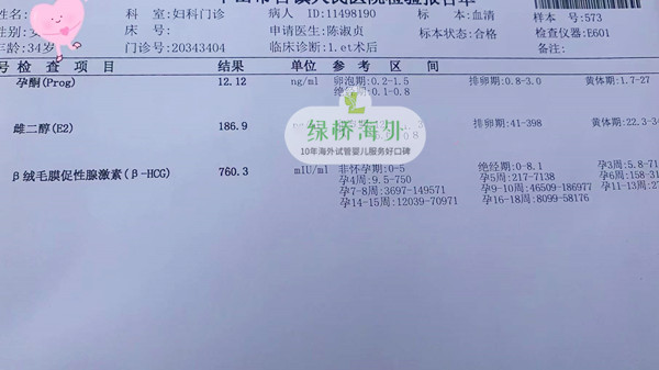 2021.11.10试管来好孕，复查情况良好(图2)