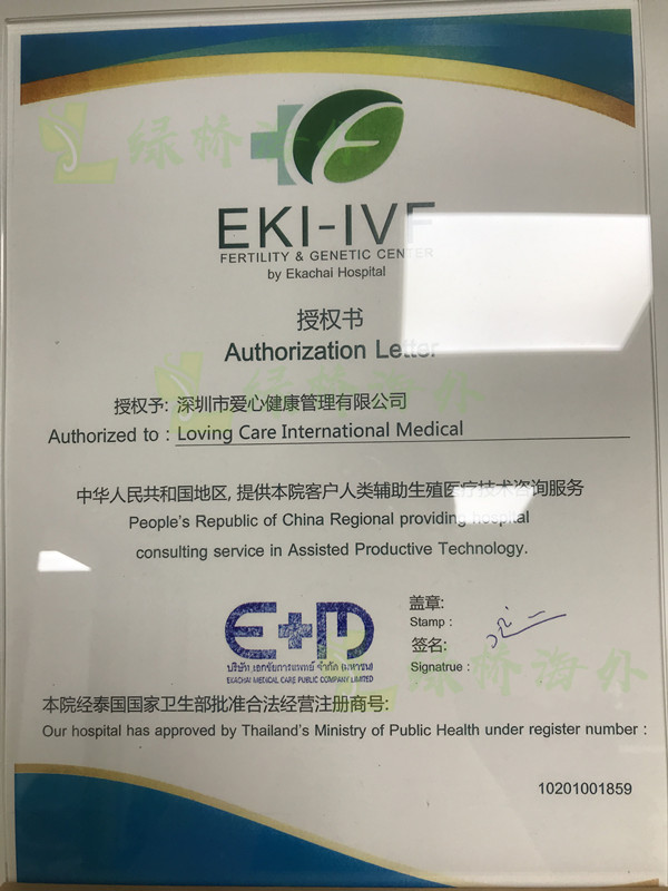 EKI-IVF授权合作书